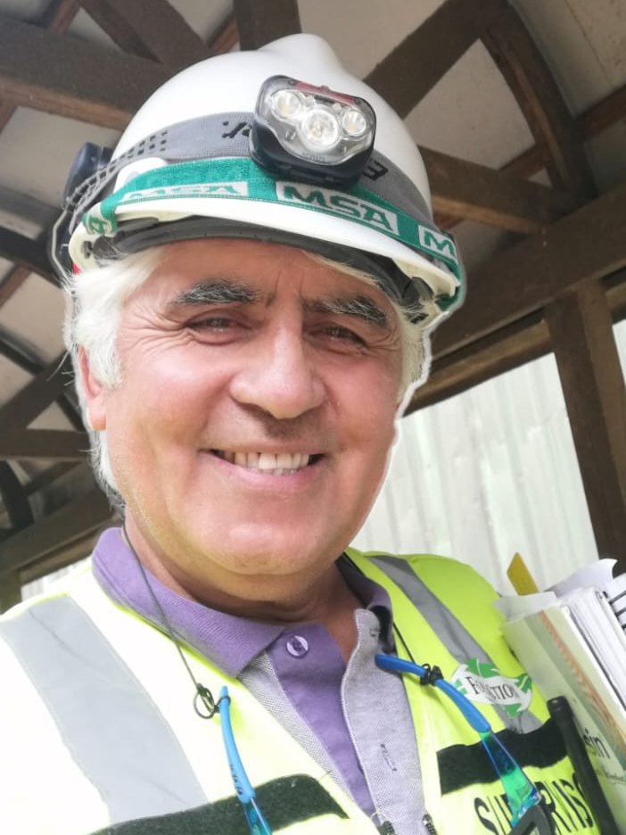 Jorge Medina, supervisor del área de Caldera y Secado